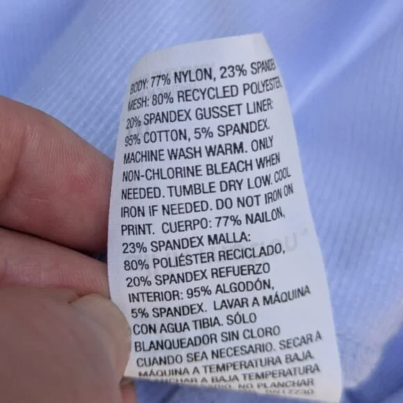 Women's High-Rise Shine Rib Leggings All In Motion XXL - Picture 10 of 11